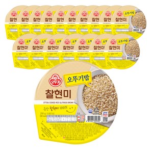 오뚜기 맛있는 오뚜기밥 찰현미, 210g, 18개