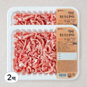 곰곰 한돈 등심 잡채용 (냉장), 600g, 2팩