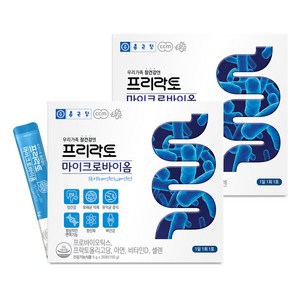 종근당 프리락토 마이크로바이옴 신바이오틱스 유산균 30포, 150g, 2개