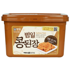 범일 콩된장 특대입자, 3kg, 2개