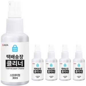 다다 택배 송장 개인정보 지우개 스프레이형 30ml, 투명, 5개