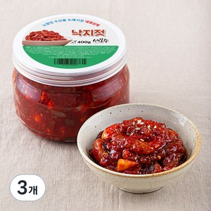 세모수 낙지젓, 400g, 3개