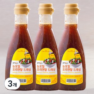 곰곰 논오일오리엔탈드레싱, 270g, 3개