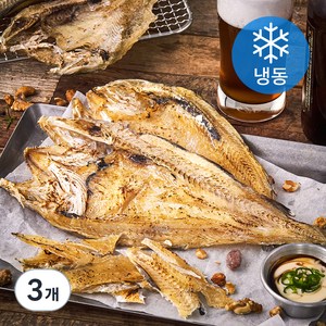 해맑은푸드 호프집노가리 조미대구포 (냉동), 400g, 3개