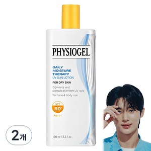 피지오겔 데일리 모이스쳐 UV 패밀리 썬 로션 SPF50+ PA+++, 100ml, 2개