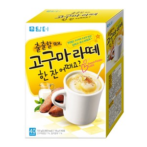 담터 고구마라떼, 18g, 40개입, 1개