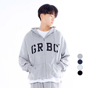 고스트리퍼블릭 아동용 GRBC 빅 패치 오버핏 기모 후드집업 JHZ-J269