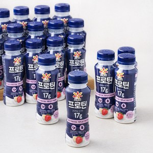 요플레 프로틴 요거트 딸기바나나, 210ml, 24개