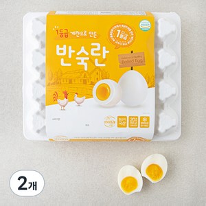 양지뜨레 1등급 계란으로 만든 반숙란 1000g, 20구, 2개