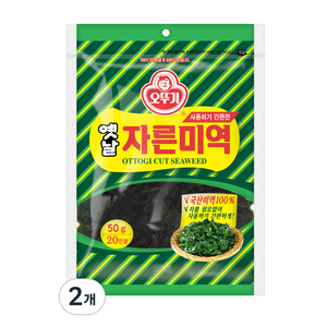 오뚜기 옛날 자른 미역, 50g, 2개