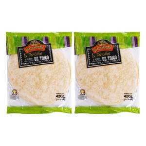라카나스타 밀 또띠아 25cm, 420g, 2개