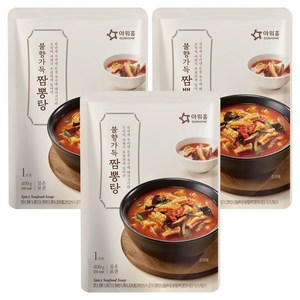 아워홈 불향가득 짬뽕탕, 400g, 3개