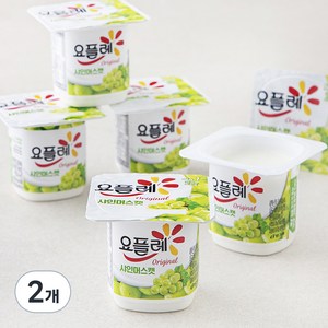 빙그레 요플레 샤인머스켓 6입, 510g, 2개