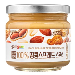 곰곰 국내산땅콩100% 땅콩스프레드 스무스, 200g, 1개