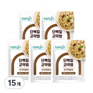 종근당건강 테이스틴 단백질 곤약밥 두 가지 버섯, 150g, 15개