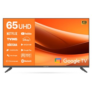 와이드뷰 4K UHD 구글3.0 스마트 TV, 165cm(65인치), WGE65UT1, 스탠드형, 방문설치