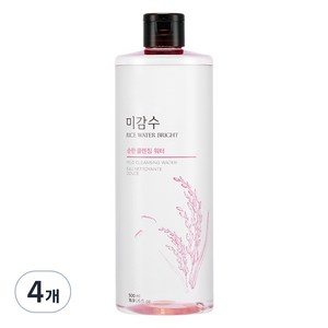 미감수 브라이트 순한 클렌징 워터, 500ml, 4개