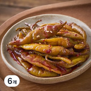 반찬단지 고추무침, 1kg, 6개