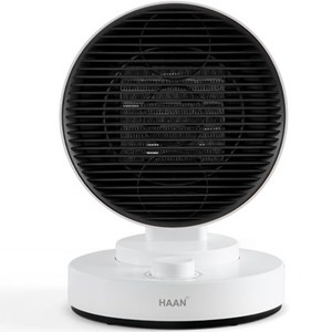 한경희생활과학 PTC 써큘레이터형 온풍 팬히터, HAAN-P1000, 화이트+블랙