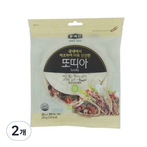 풍국면 또띠아 15cm 10개입, 250g, 20개