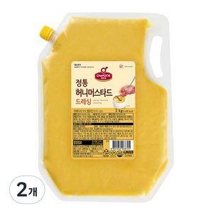 쉐프원 정통 허니머스타드 드레싱, 2개, 2kg