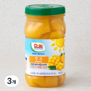 Dole 후룻바틀 망고, 666g, 3개