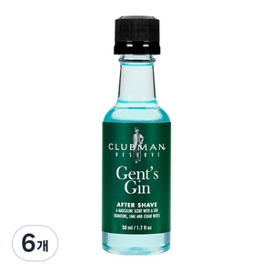 클럽맨리저브 젠트 진 에프터쉐이브, 50ml, 6개