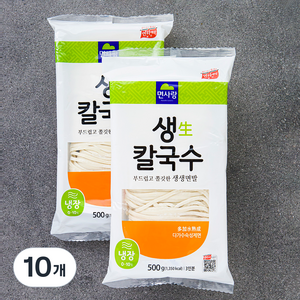 냉장_면사랑 생 칼국수, 500g, 10개