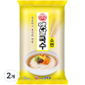 오뚜기옛날 국수 소면, 1.5kg, 2개