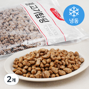 에쓰푸드 불고기탑핑 (냉동), 1kg, 2개