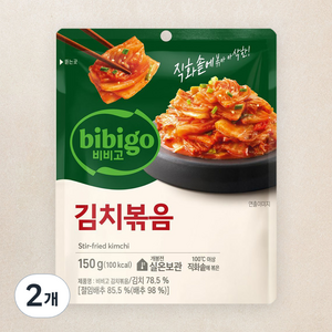 비비고 김치볶음, 150g, 2개