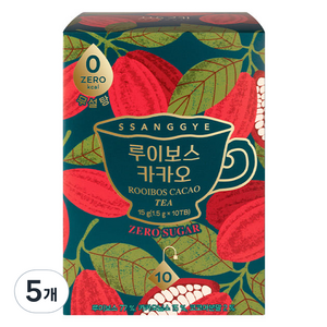 쌍계명차 루이보스 카카오 침출차, 1.5g, 10개입, 5개