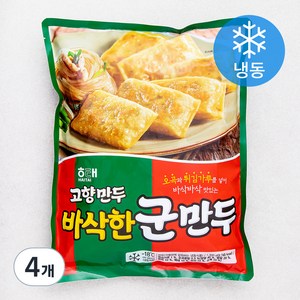 고향만두 바삭한 군만두 (냉동), 1300g, 4개