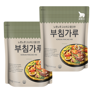 곰표 부침가루, 1kg, 2개