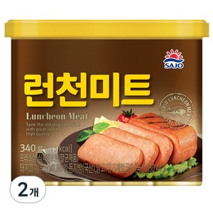 사조 런천미트, 340g, 2개