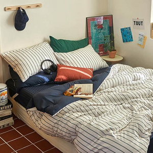 쁘리엘르 유어메이트 항균 워싱 세미마이크로 차렵이불 세트