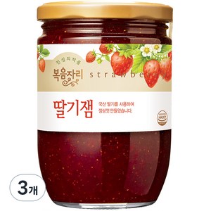 복음자리 딸기잼, 640g, 3개