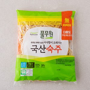 풀무원 국산 숙주, 260g, 1봉