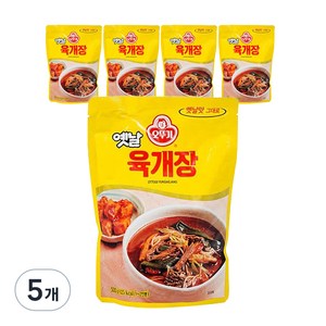 오뚜기 옛날 육개장, 500g, 5개