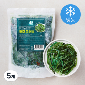 주일상사 맛있는 해초샐러드 (냉동), 1kg, 5개