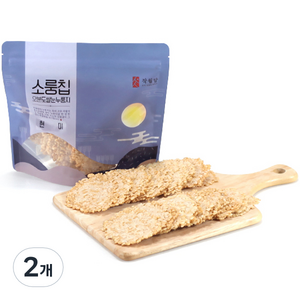 작월담 현미 소룽칩 누룽지, 160g, 2개