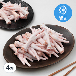 마니커 국산 닭발 (냉동), 1kg, 4개