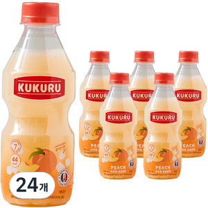 쿠쿠루 복숭아맛, 280ml, 24개