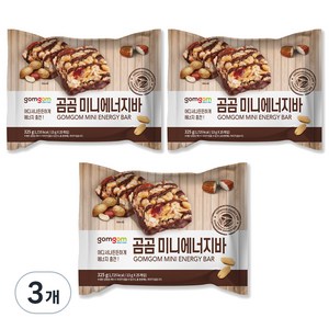 곰곰 미니 에너지바, 325g, 3개