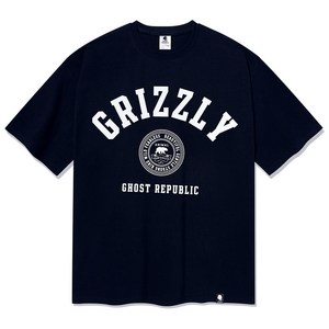 고스트리퍼블릭 GRIZZLY 클럽 오버핏 반팔티 GT-332