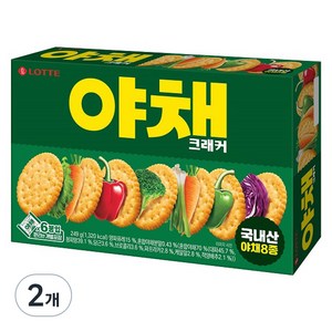 롯데 야채 크래커 벌크, 2개, 249g