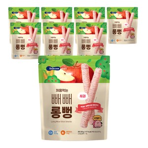 베베쿡 처음먹는 빼빼롱뻥, 30g, 8개, 사과