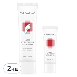 셀퓨전씨 산리오캐릭터즈 레이저 유브이 썬스크린 SPF50+ PA++++ + UV썬 25ml, 2세트