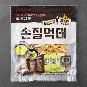 두번구워 찢은 손질먹태 160g + 와사비마요 15g x 3p + 전주 가맥소스 15g x 3p, 1세트