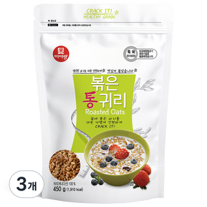 두보식품 볶은 통귀리, 3개, 450g